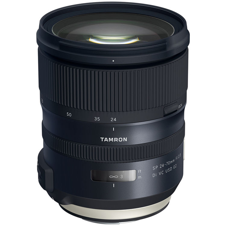 Tamron SP 24-70mm f/2.8 Di VC USD G2 Lens for Canon EF Tamron SP 24-70mm f/2.8 Di VC USD G2 Lens for Canon EF